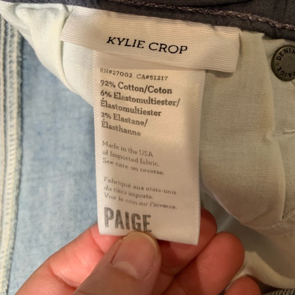 PAIGE Kylie crop jeans. Size 31. - Picture 5 of 8
